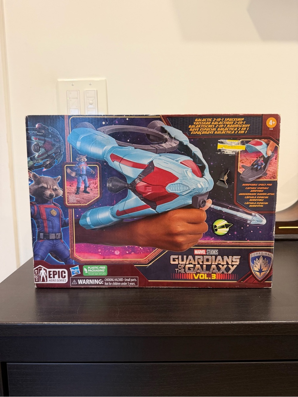 Marvel Guardians of the Galaxy Vol. 3 Blue & Red Space Blaster Toy
